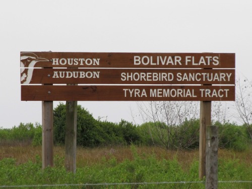 Bolivar Flats Sign